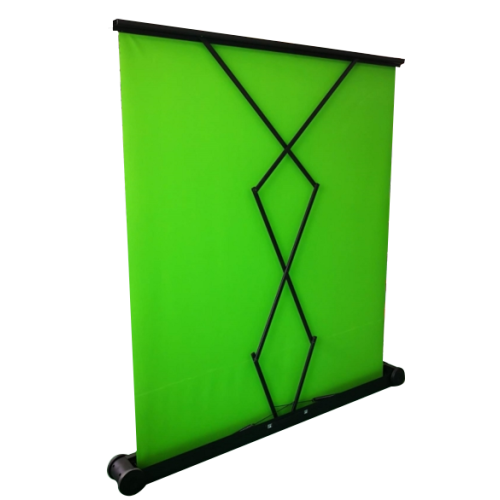 Роскошный алюминиевый портативный складной мобильный зеленый экран